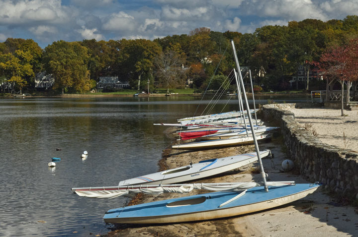 Boats at Island Beach - Mountain Lakes